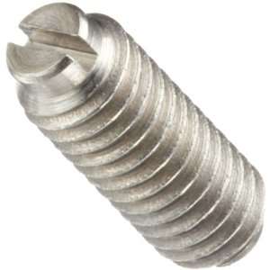 Stainless Steel 303 Set Screw with Spring Ball, Slotted Drive, #5 40 