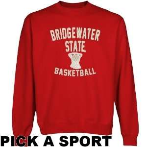  Bridgewater State Bears Legacy Crew Neck Fleece Sweatshirt 