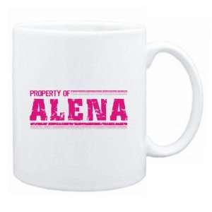  New  Property Of Alena Retro  Mug Name