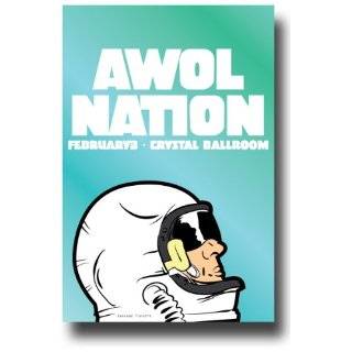 AWOLNATION Poster   Concert Flyer   Megalithic Symphony Tour 2011
