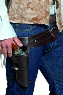  Single Holster Faux Leather Gun Belt 33097 Clothing
