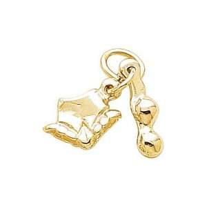  Rembrandt Charms Under Garments Charm, Gold Plated Silver 