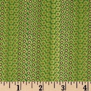   Visual Arts Dot Stripe Moss Fabric By The Yard Arts, Crafts & Sewing