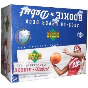  2005/06 Upper Deck Rookie Debut Basketball Retail Box 