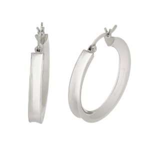  Sterling Silver Hoop Earrings (1.0 Diameter) Jewelry