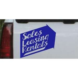 Sales Leasing Rentals Advertisement Decal Business Car Window Wall 