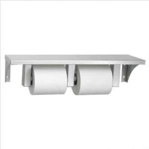 American Specialties 0697 GAL Stainless Steel Shelf and Double Toilet 