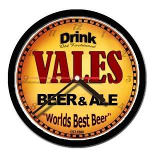  VALES beer and ale cerveza wall clock 