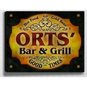  Ortss Bar & Grill 14 x 11 Collectible Stretched 