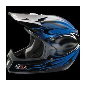   Intake Flame Helmet , Size XS, Color Blue XF0110 0918 Automotive