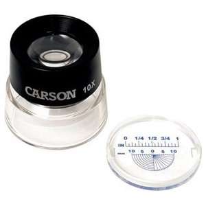 Carson Optical LumiLoupe Magnifiers; 10X stand magnifier; 1.45 oz 