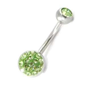  Body piercing Déesse green. Jewelry