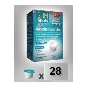  Slim Shots Liquid Appetite Controller  28 Count  4 Week 
