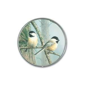 Glassmasters ~ Red Pines & Chickadees By James Hautman No. 238 6 1/2 