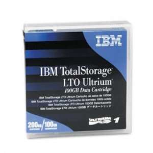    IBM Ultrium LTO 1 Cartridge, 100GB, Black Case 
