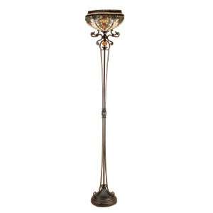  Dale Tiffany Boehme 1 Light Torchiere Lamp TR101117