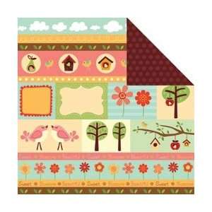 New   Home Tweet Home Double Sided Paper 12X12   Birds Of A Feather by 