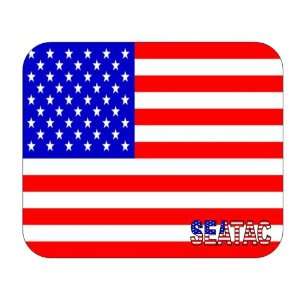  US Flag   SeaTac, Washington (WA) Mouse Pad Everything 