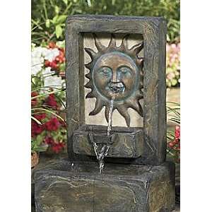  Home and Garden Decor Sun Face Fountain 