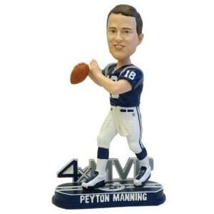   Colts Peyton Manning 4 Time MVP Bobble Head