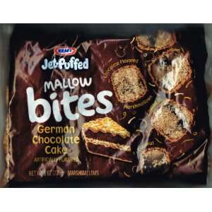 Kraft Jet Puffed Mallow Bites German Chocolate Cake 8 Ounces (2 Pack 