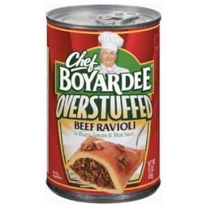 Chef Boyardee Overstuffed Beef Ravioli 15 oz  Grocery 