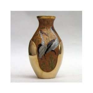  REAL SIMPLEHANDTOOLED HANDCRAFTED DECORATIVE BRASS VASE 