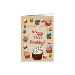  115th Birthday Cupcakes Card Toys & Games