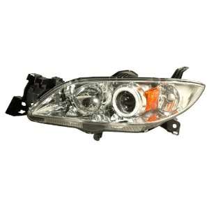  Anzo USA 121211 Mazda 3 Chrome Clear Projector With Halos 