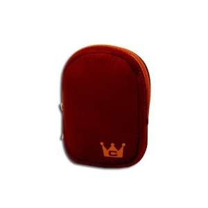 CaseCrown Faux Suede Camera Case (Red) for Flip Video MinoHD Camcorder