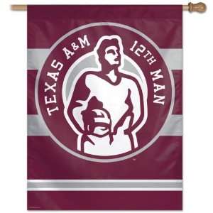  Texas A&M Aggies 12th Man Vertical Flag 27x37 Banner 