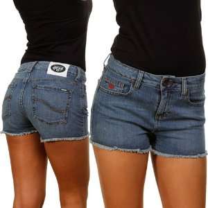  New York Jets Ladies Tight End Jean Shorts Sports 