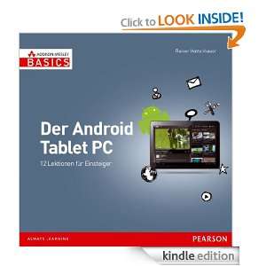 Der Android Tablet PC 12 Lektionen für Einsteiger (German Edition 