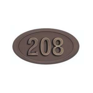  Gaines Address Plaques Bronze on Bronze with Antique 