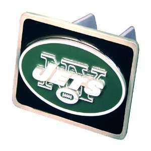   Jets NFL Pewter Trailer Hitch Cover by Half Time