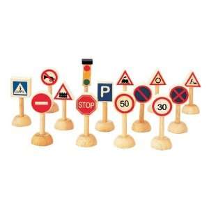  Plan Toys 620300 City Traffic Signs and Lights Set Toys 