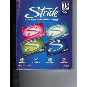  Stride Long Lasting Gum Variety Pack   15 Packs (210 