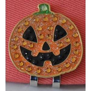  Jackolantern Golf Crystal Ball Marker with Magnetic Clip 