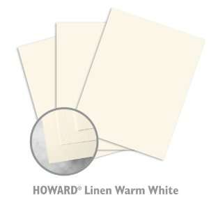  HOWARD Linen Warm White Paper   1500/Carton Office 