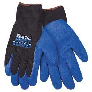  KINCO 1789 S Palm Coated Glove,Size S,Black/Blue
