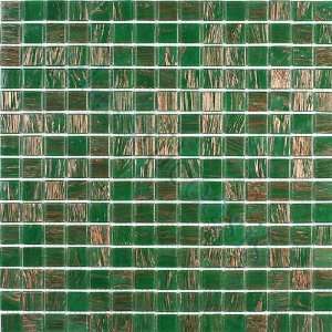   Green Gem Blends Glossy Glass Tile   17997