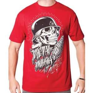  Metal Mulisha Demand T Shirt XX Large Cardinal Automotive