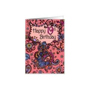  Happy Birthday   Mendhi   19 years old Card Toys & Games