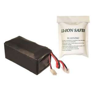   Battery 37V 6.4Ah (236 Wh) 30A Drain Rate + A Fire Retardant Bag (19
