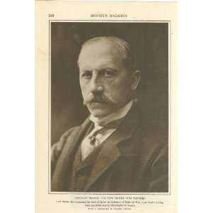  1918 Print Viscount Milner British War Minister WWI 