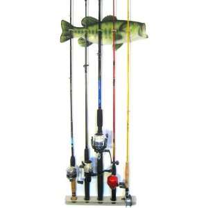  Bass Fishing Rod Rack