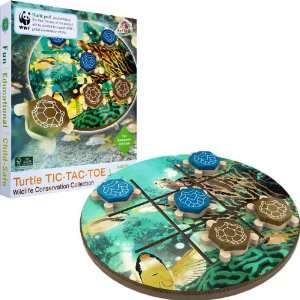   Turtle Wood Tic Tac Toe Game Set   Fun for all ages 