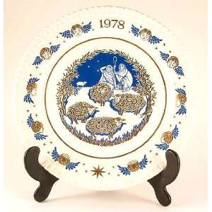  Spode Christmas plate for 1978   While Shepherds Watch 