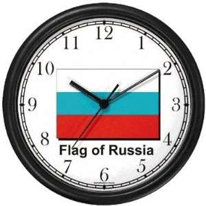  Flag of Russia No.1   Russian Theme Wall Clock by 