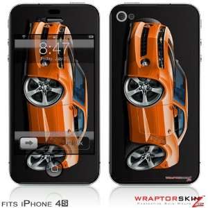  iPhone 4S Skin 2010 Camaro RS Orange by WraptorSkinz 